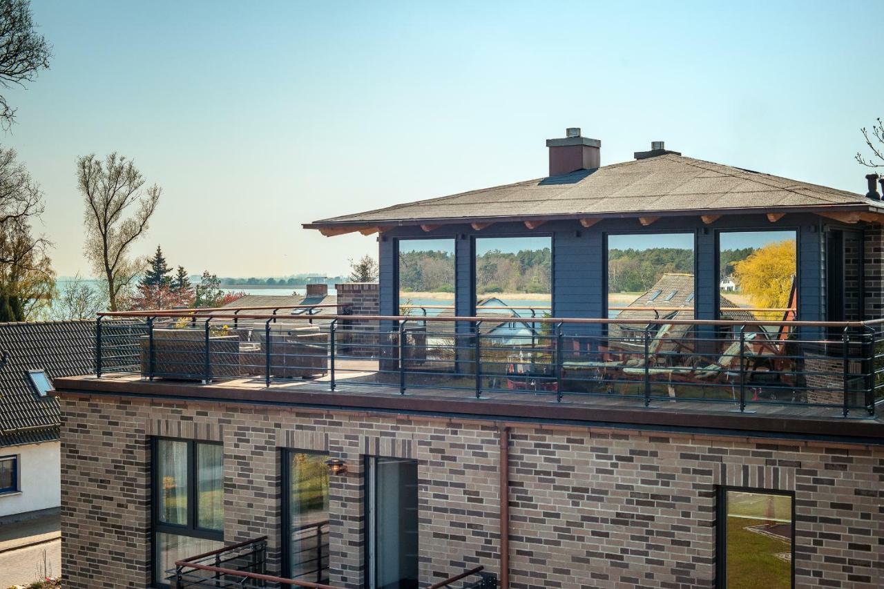 Villa Lotsenhaeuser Ruegen - Luxus Ferienhaus - 3 Schlafzimmer - Sauna - Dachterrasse Mit Boddenblick Breege Exterior photo